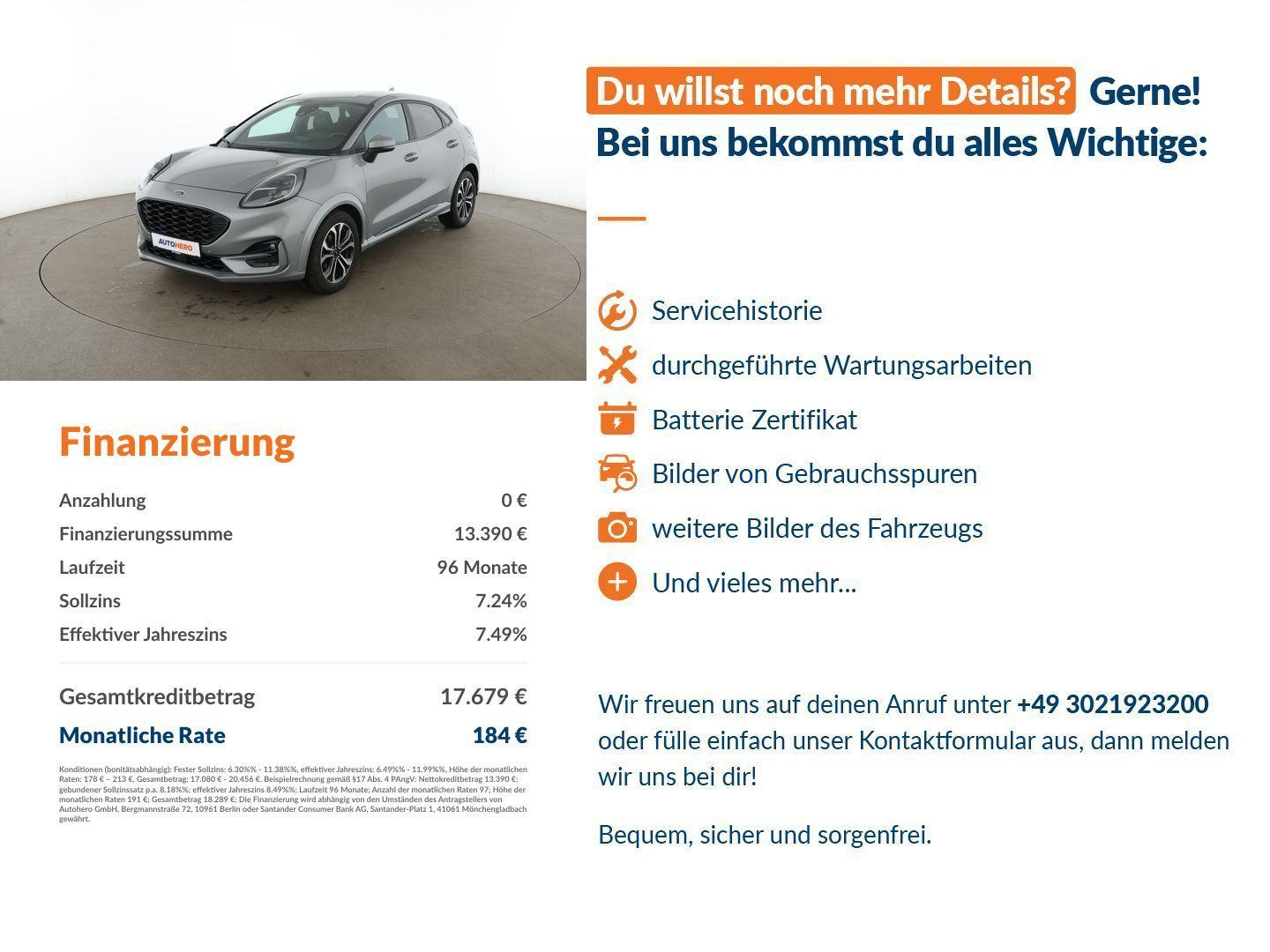Ford Puma 1.0 EcoBoost Mild-Hybrid ST-Line X*NAVI*CAM