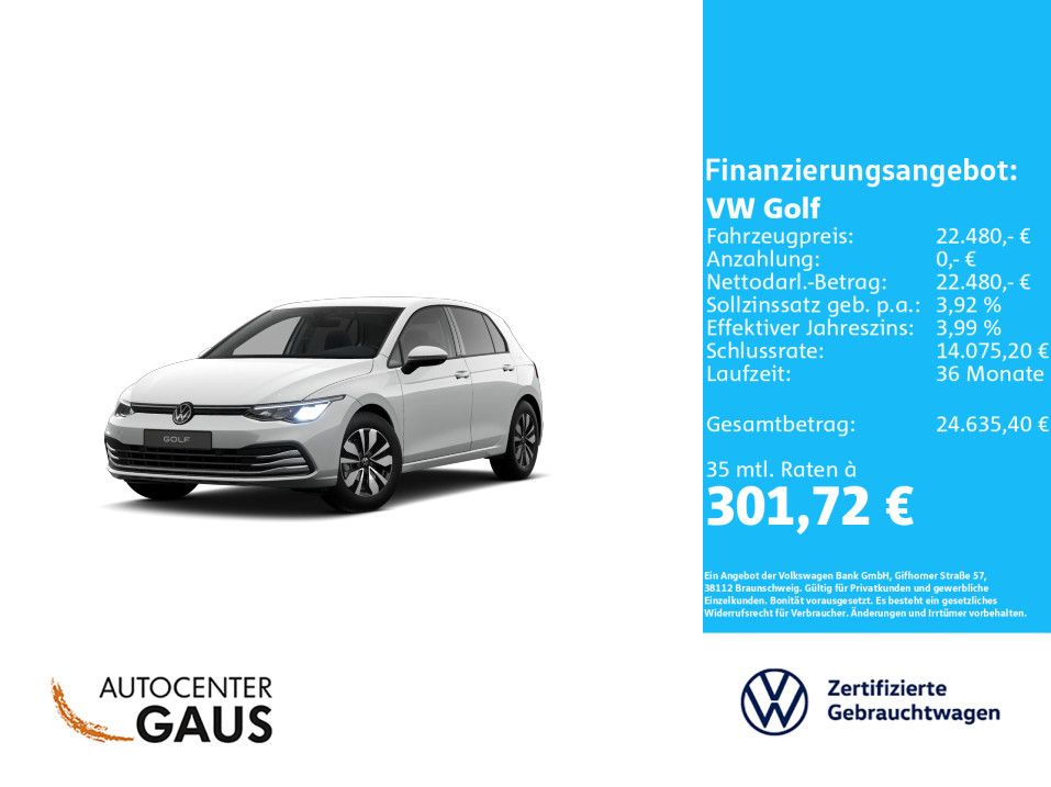Volkswagen Golf VIII Move 1.0 eTSI Klima*LED*Carplay foto 2