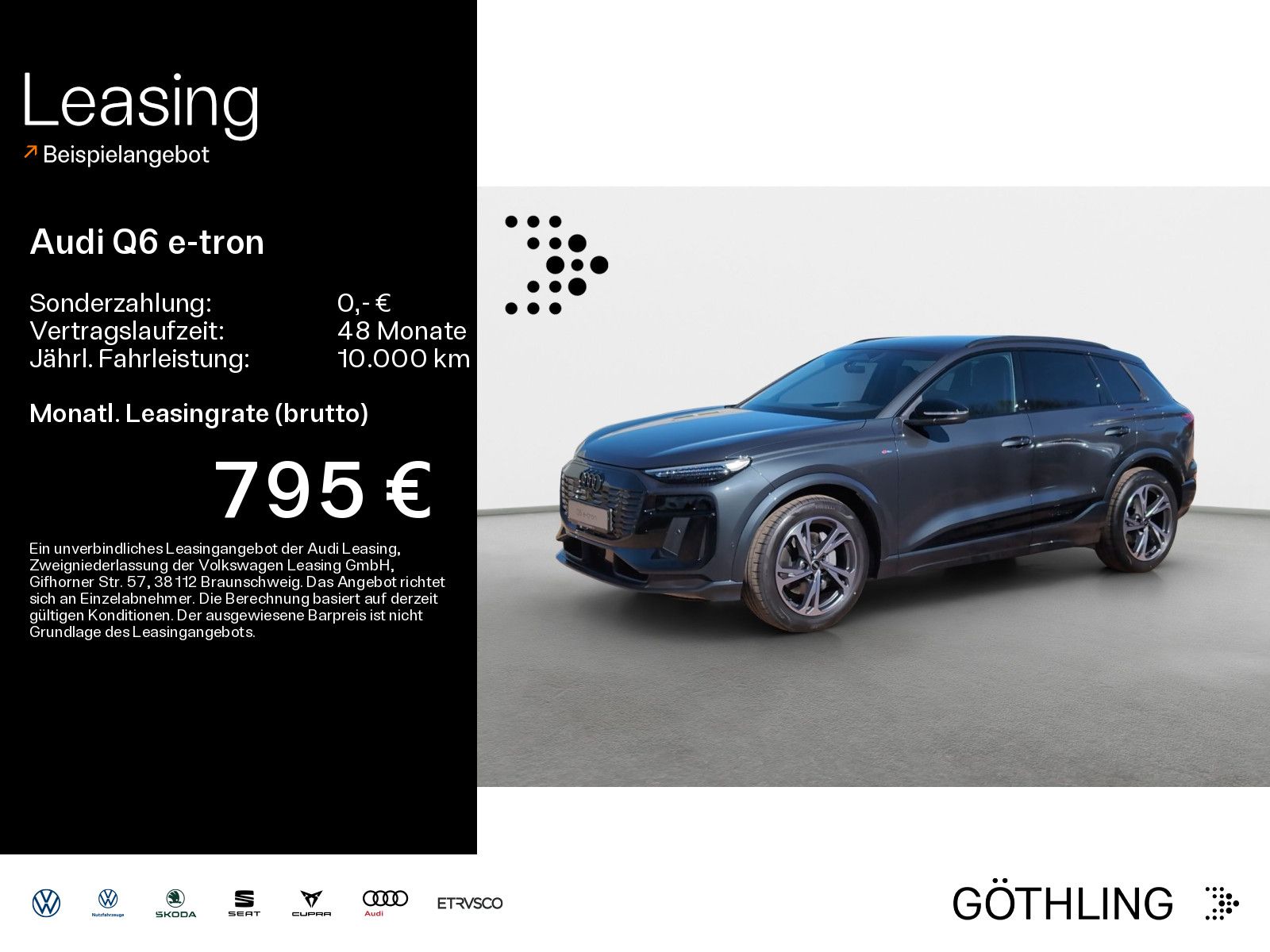 Audi Q6 e-tron S line 225 kW *Matrix*HUD*LUFT*Beifahr