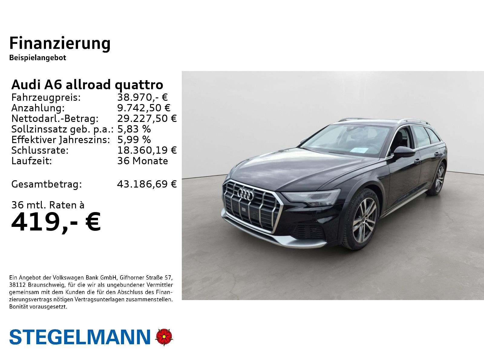 Audi A6 Allroad 45 TDI Qu. S-tronic Navi LED Kamera foto 2