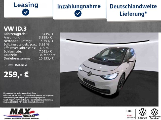 Volkswagen ID.3 PRO PERFORMANCE 1st EDITION LED+APP+ACC+NAV