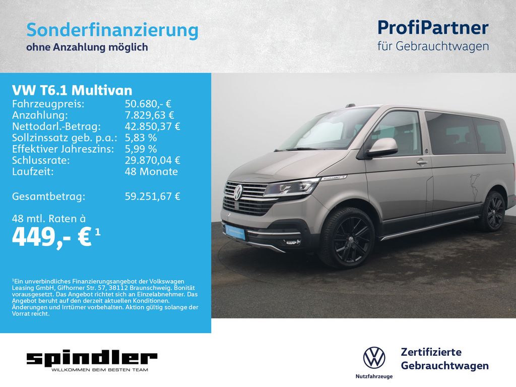 Volkswagen T6.1 Multivan PanAmericana 4M DSG / Standh, AHK