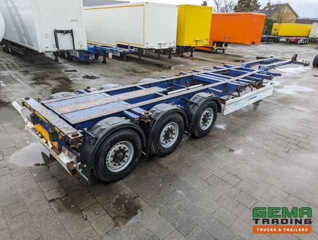 Krone SD 3-Assen BPW -Container Chassis - Achterschuiv