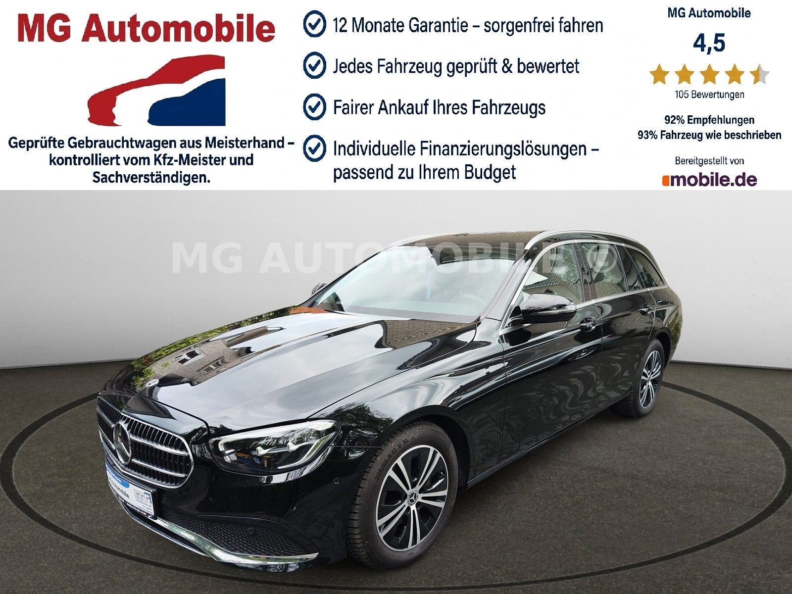 MERCEDES-BENZ E 220d 4Matic T 9G-TRONIC Avantgarde 1.Hd 9G-Aut