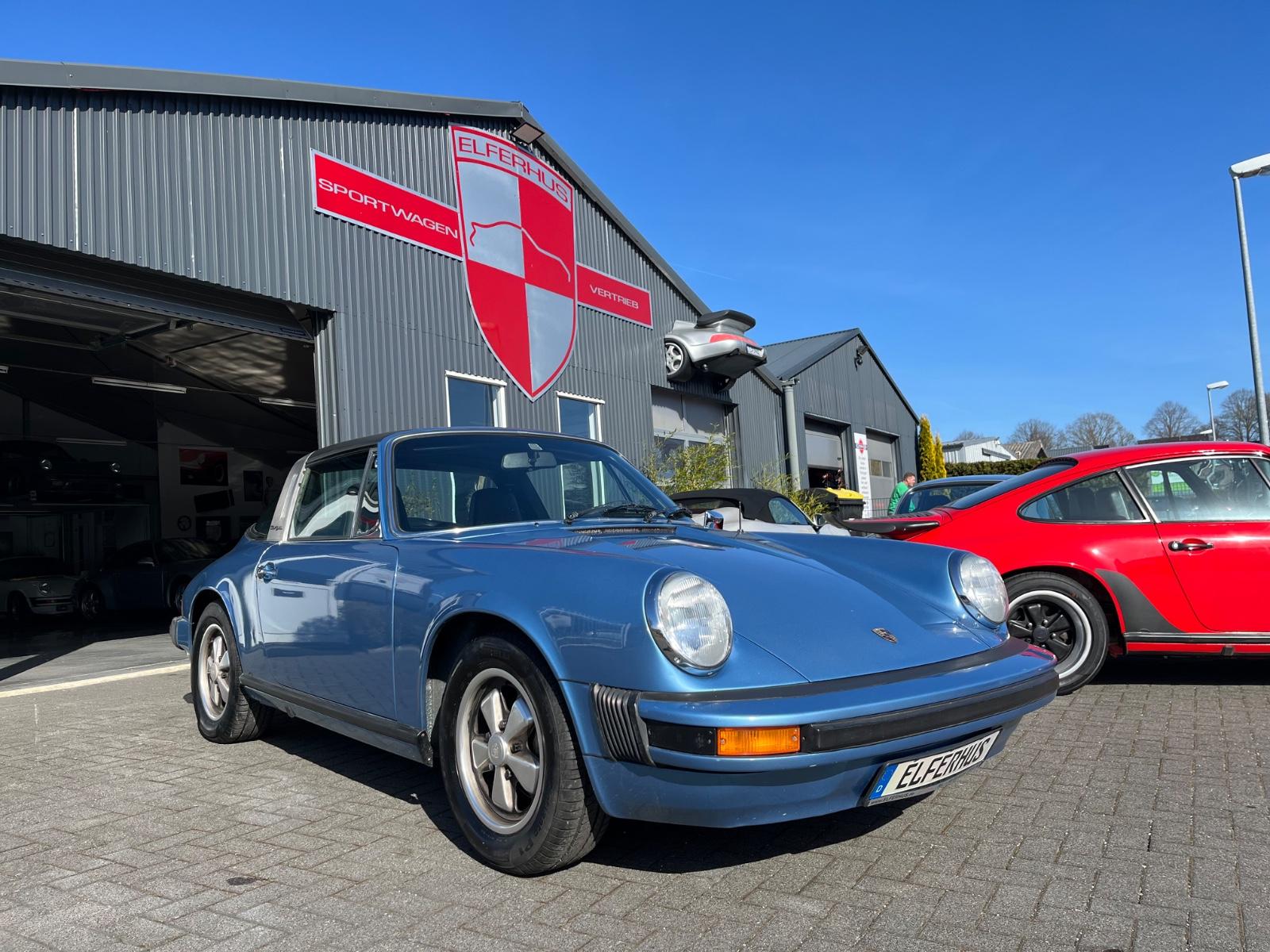 Porsche 911 S Targa Chrommodell geminiblau