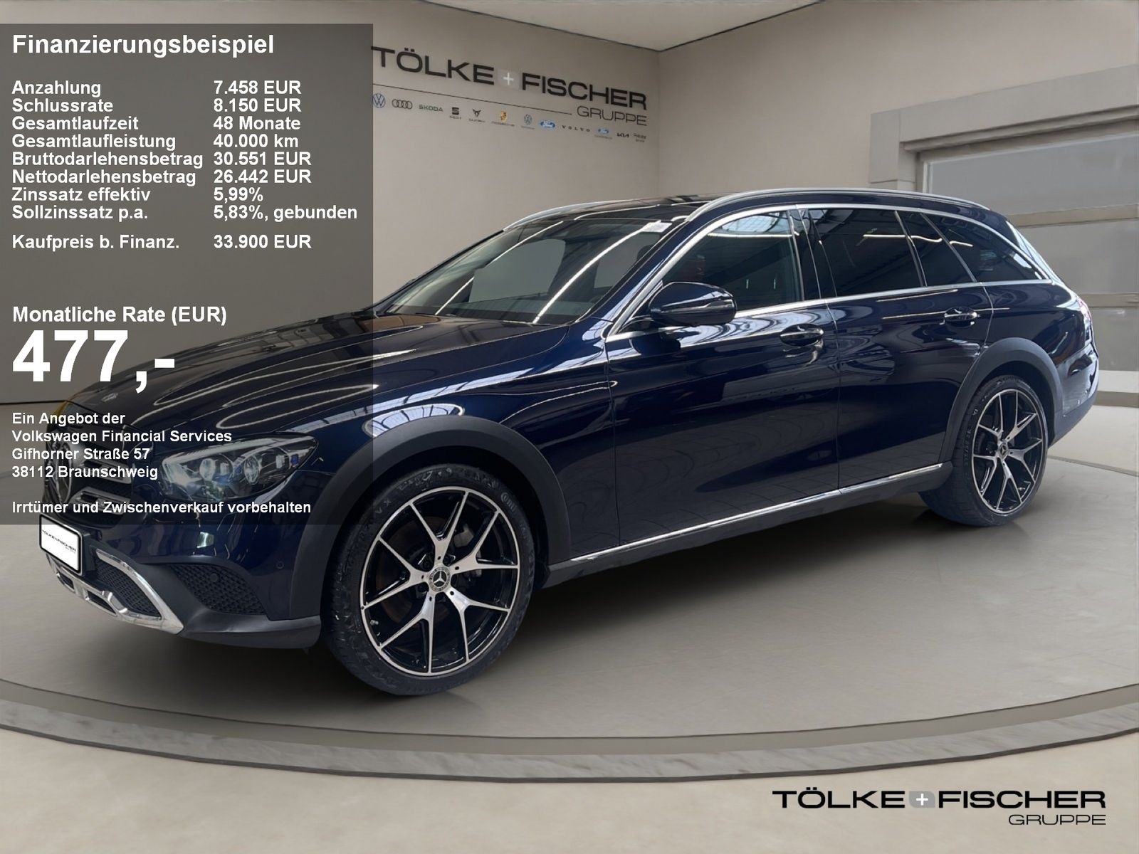 MERCEDES-BENZ E 220 d 4Matic Avantgarde ACC AUT Kam. Luft 360