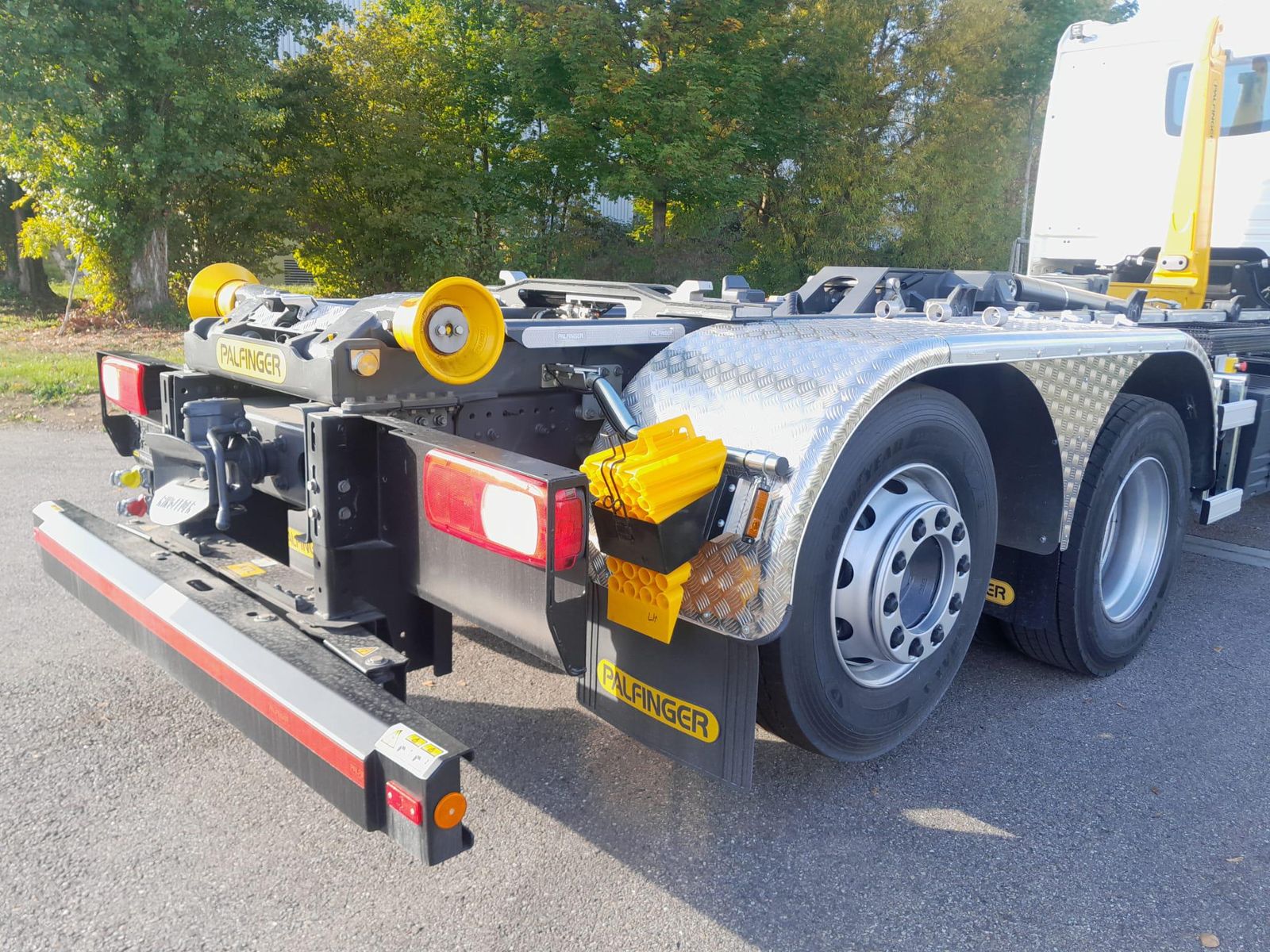 Fahrzeugabbildung DAF FAN XF 480 NGD Abrollkipper PHT 20 Palfinger