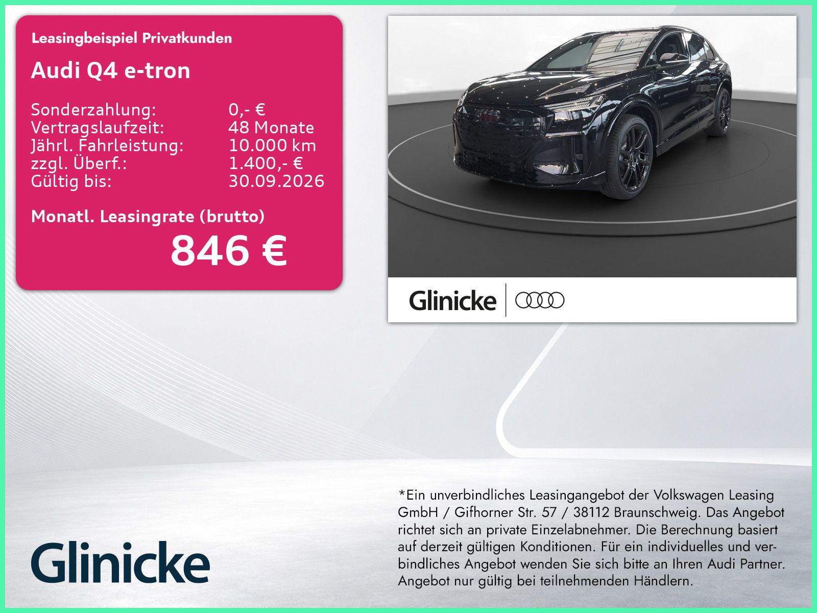 Audi Q4 e-tron qu. AHK Pano LM 21" 360° Sonos Head-Up