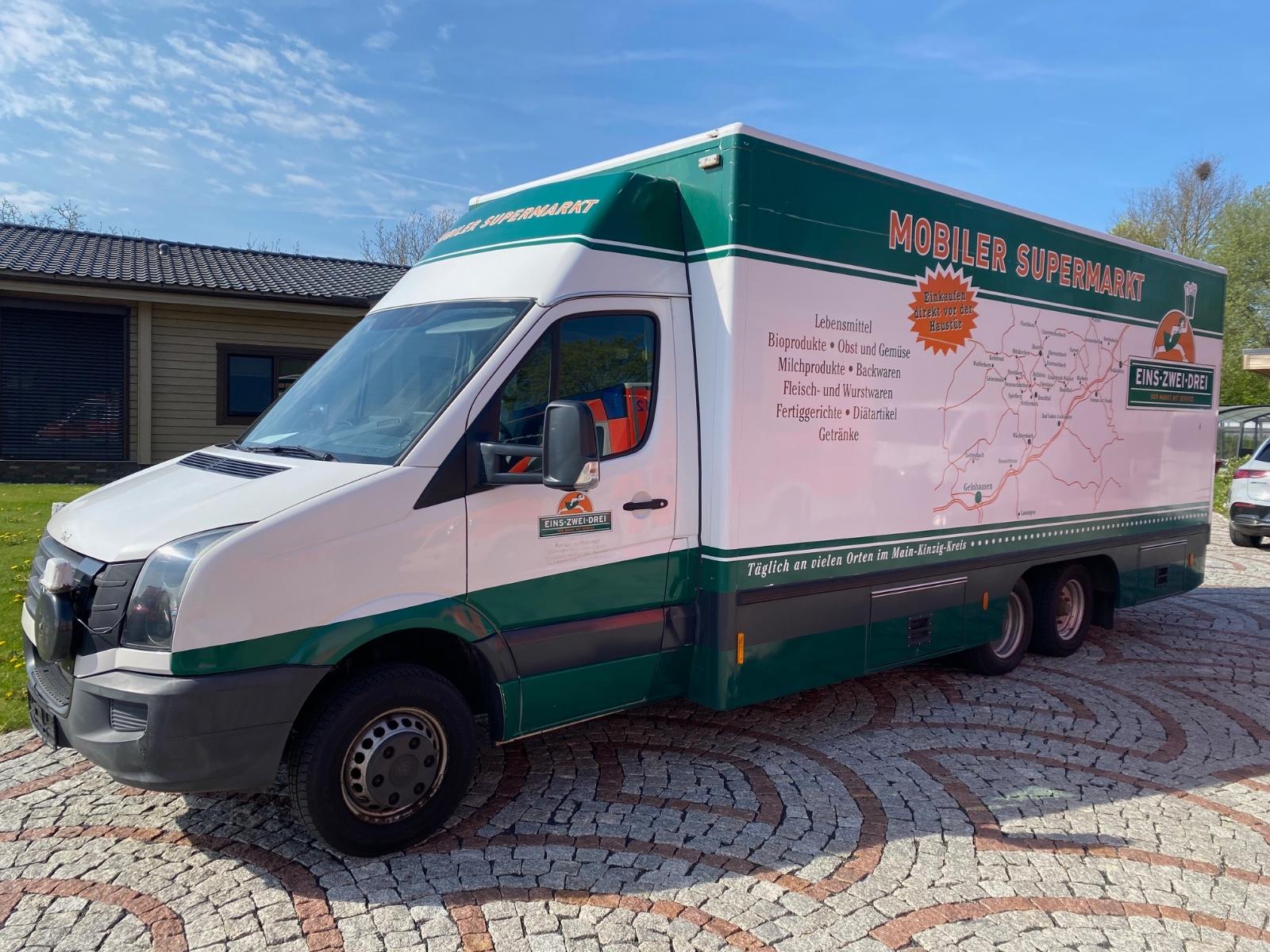 Volkswagen Crafter Pritsche 50 lang L3 Mobiler Supermarkt !