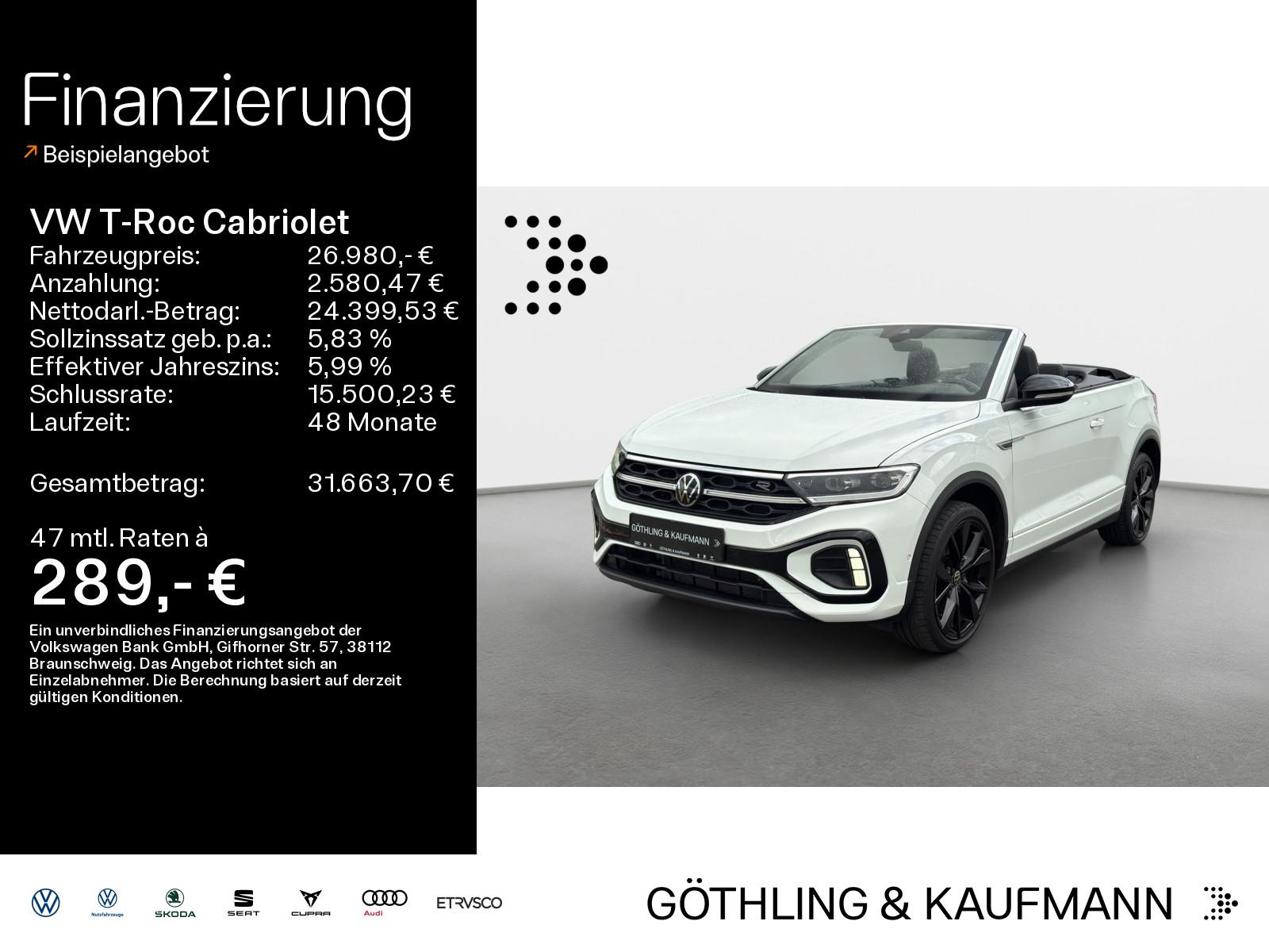 Volkswagen T-Roc Cabriolet R-Line*IQ.LIGHT*NAVI*BLACKSTYLE*, миниатюра 22