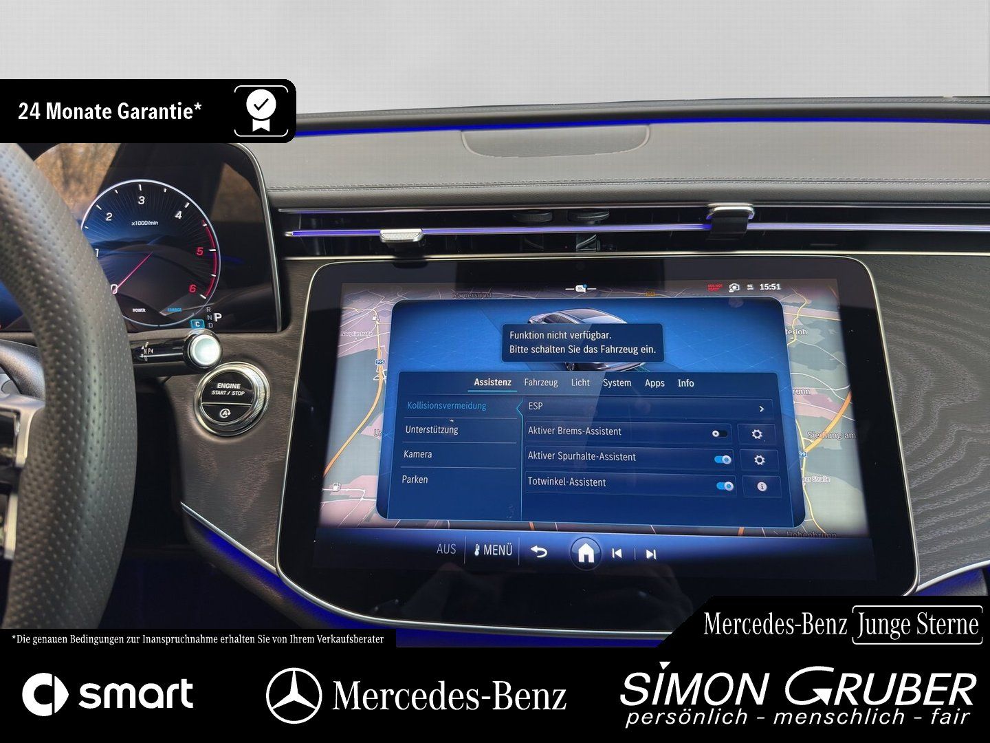 Fahrzeugabbildung Mercedes-Benz E 220 Td AMG Line Adv+ DigiLight Memory Distroni