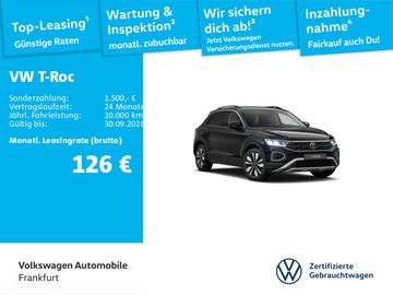 Volkswagen T-Roc Life GOAL 1.0 TSI 6-Gang LED NAV ACC APP