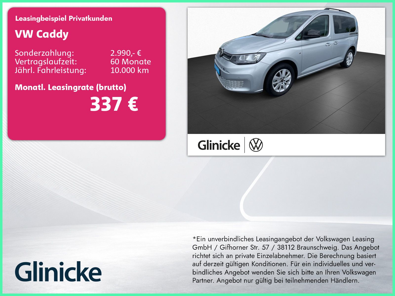 Volkswagen Caddy Life 2.0 TDI Clima Kamera PDC v+h Vorb.AHK