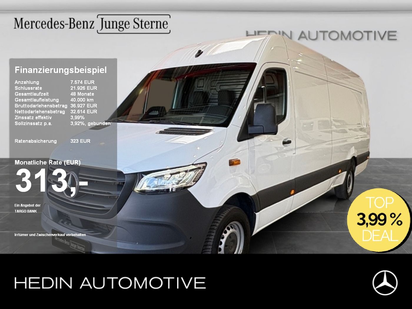 Mercedes-Benz Sprinter 317 CDI Ka Hoch ExtraL LED KAM NAVI DAB