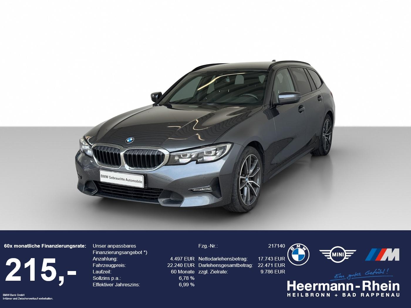 BMW 320dA Tour. Sport Line LiveCock.ParkAss.HiFi.SHZ