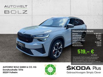 Skoda Leasingangebot: Skoda Kodiaq 2.0 TSI RS 4x4 NAVI MATRIX-LED AHK PANO