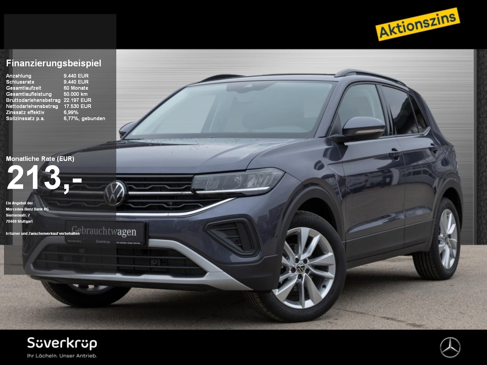 Volkswagen T-Cross 1.0 TSI Life // AHK KAMERA SPUR Facelift