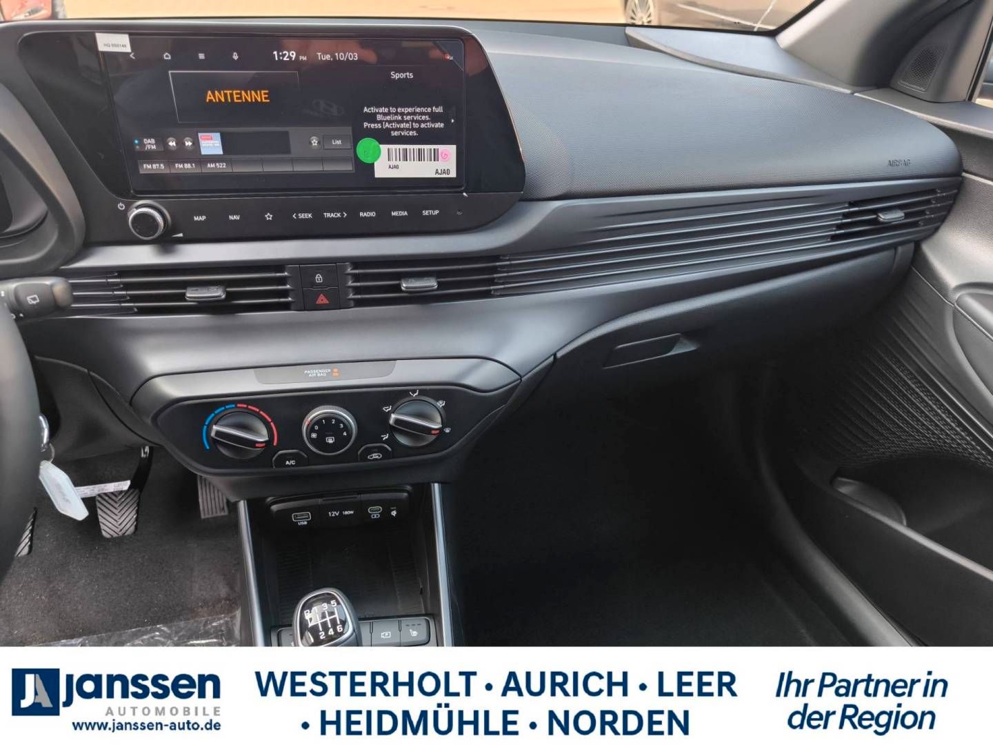 Fahrzeugabbildung Hyundai i20 Blackline/BOSE Soundsystem/Navi/Rückfahrkame