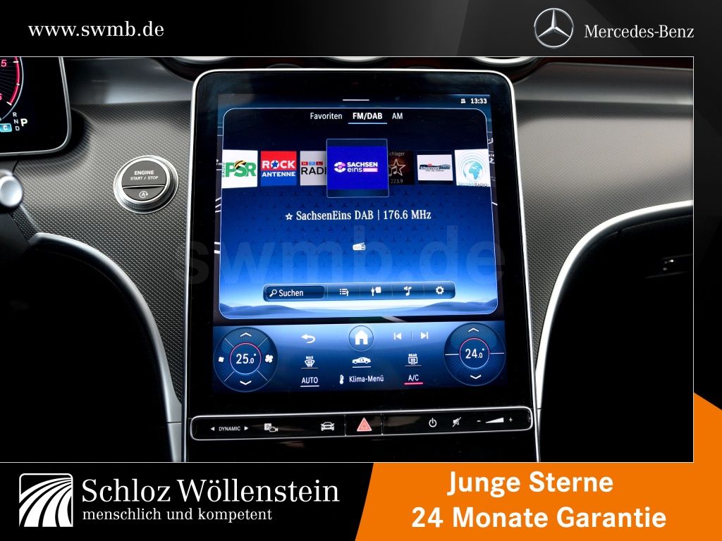 Mercedes-Benz C 220d AMG Night LED Tempomat Totw Cam Sportsitz foto 10