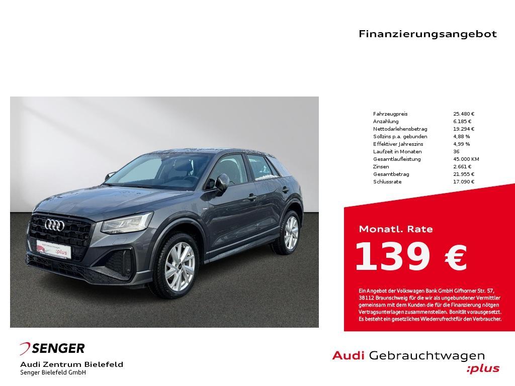 Audi Q2 S line 30 TDI Audi connect MMI LED ACC Sitzh.