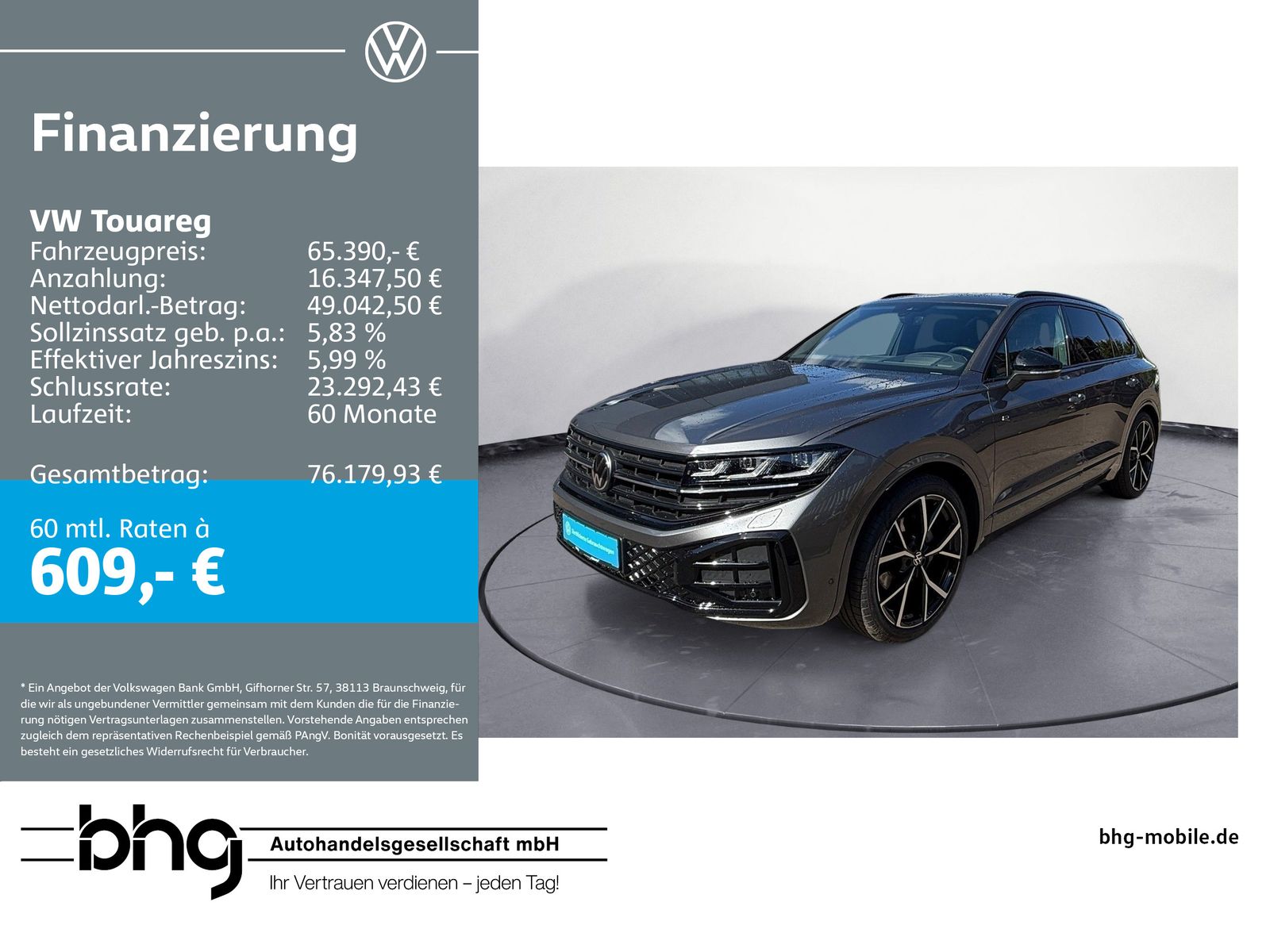 Volkswagen Touareg 3.0 TDI DSG 4Motion *R-LINE*