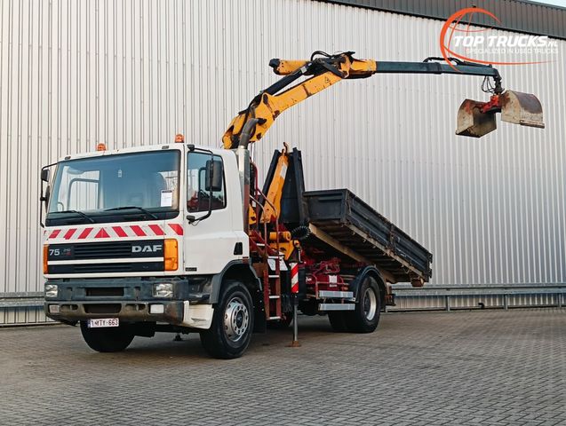 DAF FA CF75.240 ATI 10TM Kraan, Crane, Kran, Grue -