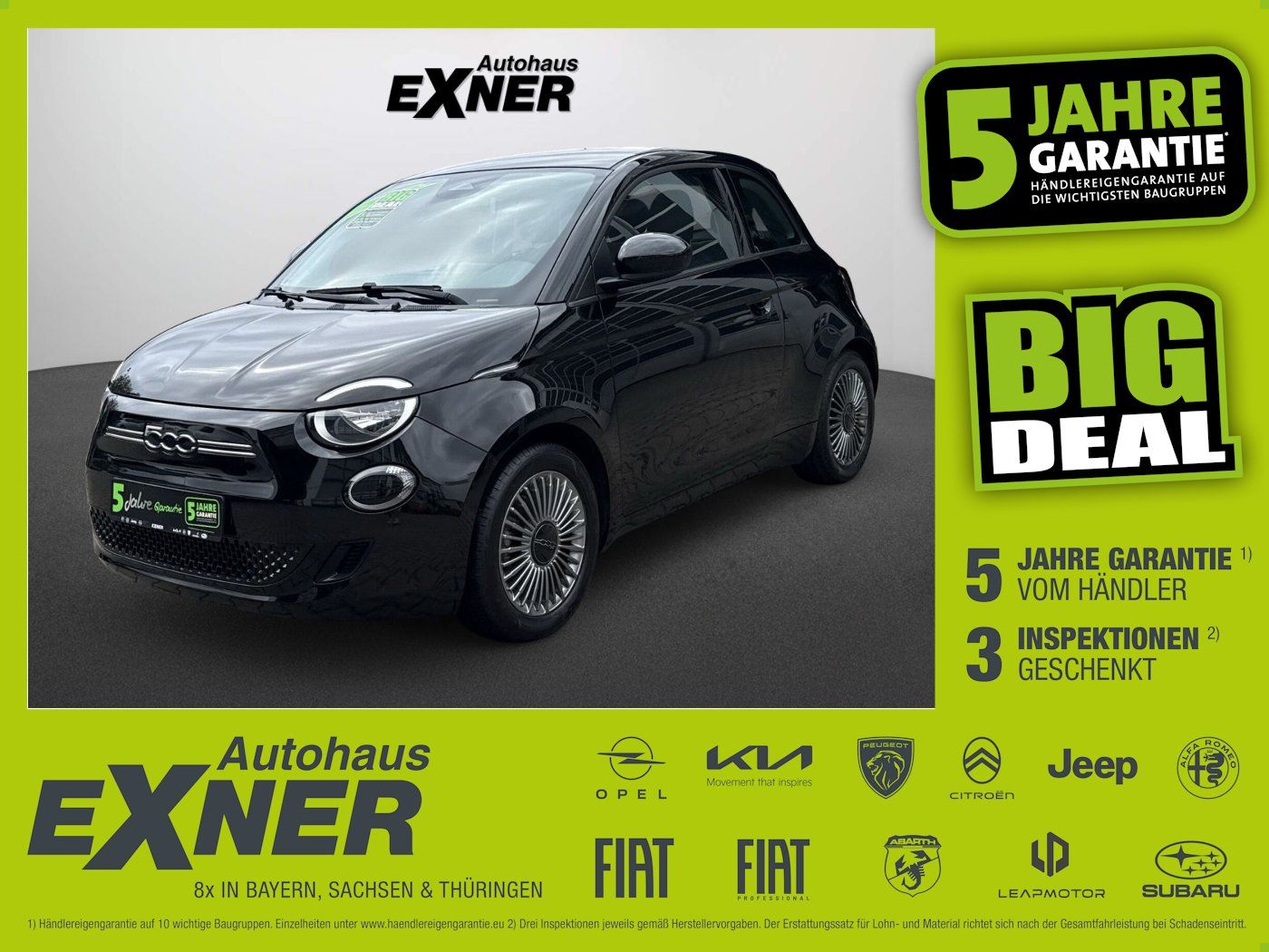 Fiat 500e ICON Navi+KlimaA+LM+AUT+SpurH+Virtual