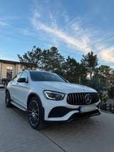 Mercedes-Benz GLC 400 d 4MATIC Coupé AMG +KAM360 - weiße Mercedes-Benz GLC 400