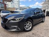 Mazda 6 Kombi*Sport*AUT/H-UP/R-CAM/KEY-GO/NAVI/LED/EU6 - mit Diesel-Antrieb: Grau, Teilleder