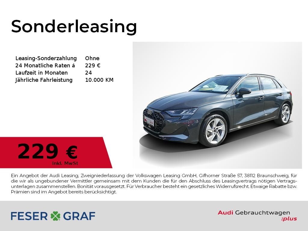 Audi A3 Sportback 30 TDI advanced ACC Navi RüKa Sitzh