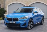 BMW X2 20i sDrive *M SPORT *PANO *HARMAN K *HUD *CAM - mit Benzin-Antrieb: Blau, Luftfederung, Geländewagen