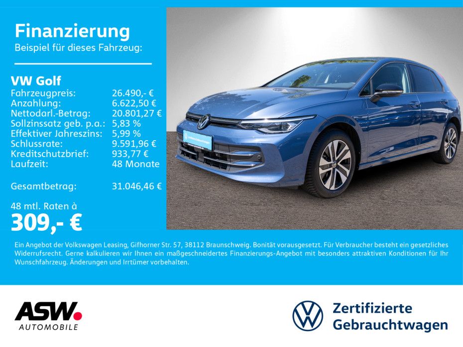 Volkswagen Golf Energy 1.5 TSI DSG LED Navi RFK SHZ ACC AHK