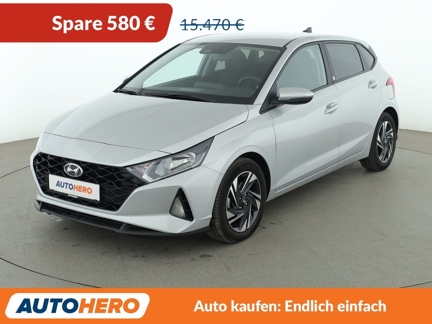 Hyundai i20 2021, 1.0 benzīns, Manuāls, Hečbeks, Pelēks — Latvijā