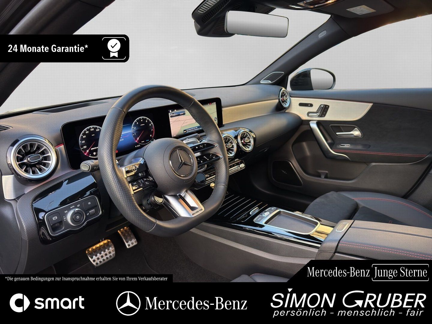 Fahrzeugabbildung Mercedes-Benz A 35 4M AMG Limo Night II Pano HUD 360 Burm Ambi