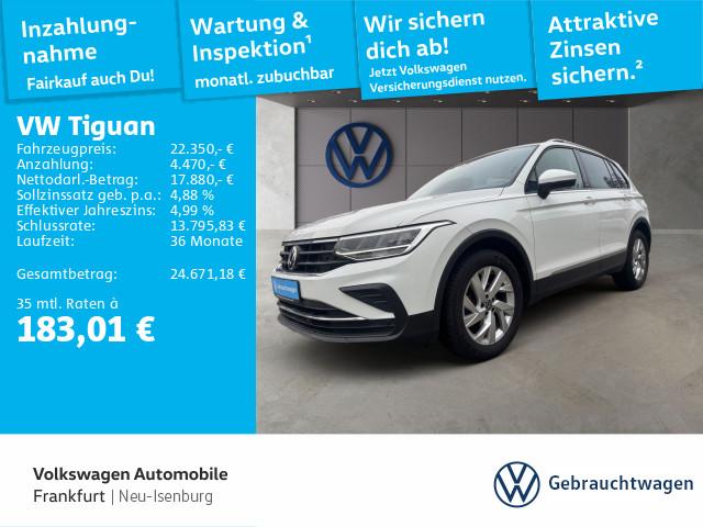 Volkswagen Tiguan 1.5 TSI United Navi Spurhalteassistent Sp