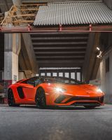 Lamborghini Aventador S  Roadster mit Garantie arancio argos - Lamborghini Aventador: Cabrio
