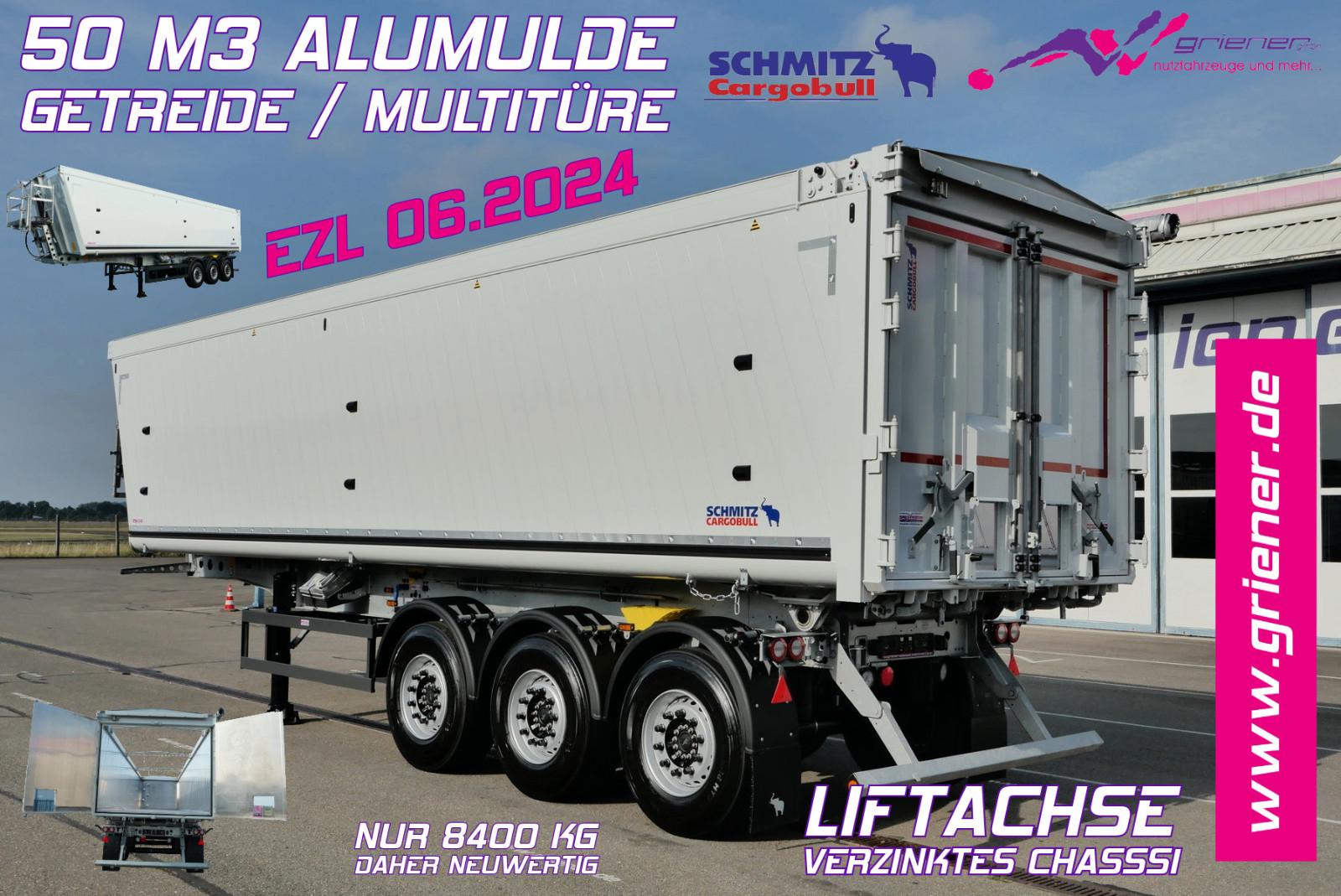 Schmitz Cargobull SKI 24 SL 9,6/ 50 m³ MULTITÜRE 6190 kg/GETREIDE