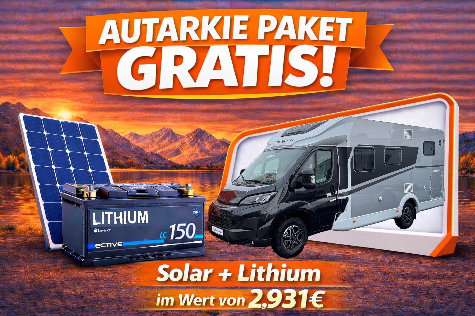 Sunlight T 68 Adventure, Autom,6E,LED,REMIS,Awt isoliert