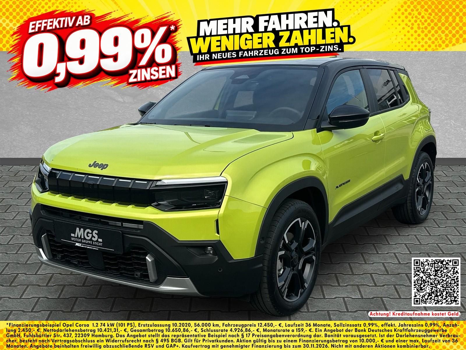 Jeep Avenger Elektro MJ27 Summit #SHZ #360°KAMERA