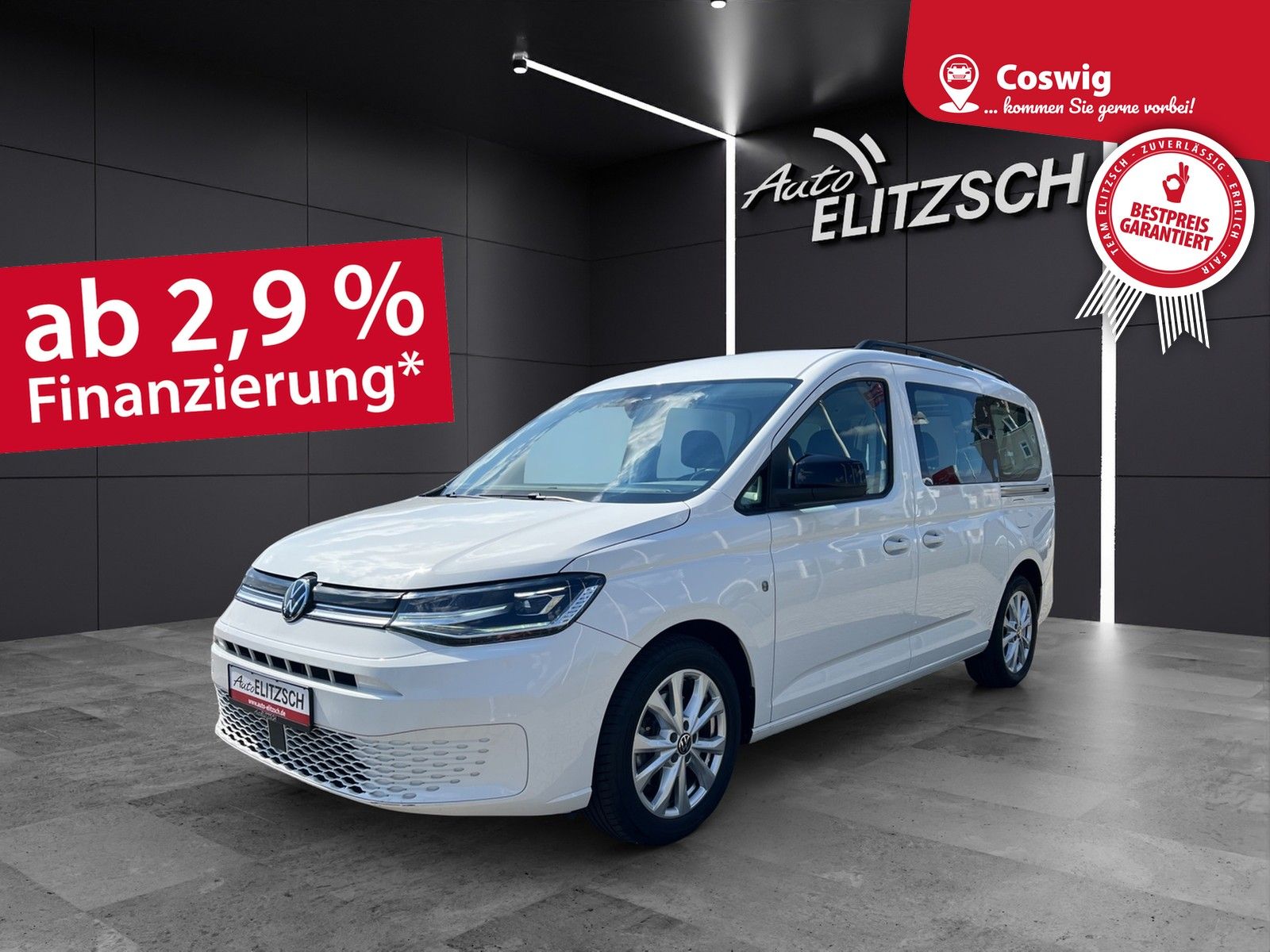 Fahrzeugabbildung Volkswagen Caddy TDI Life Maxi LED Klima SHZ PDC DAB+