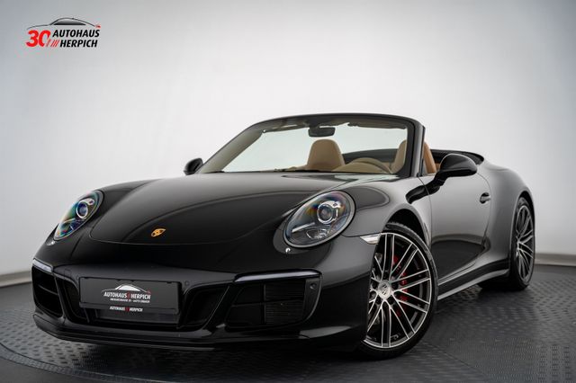 Porsche 991 Carrera 4S Cabriolet Schwarz / Beige SportD.