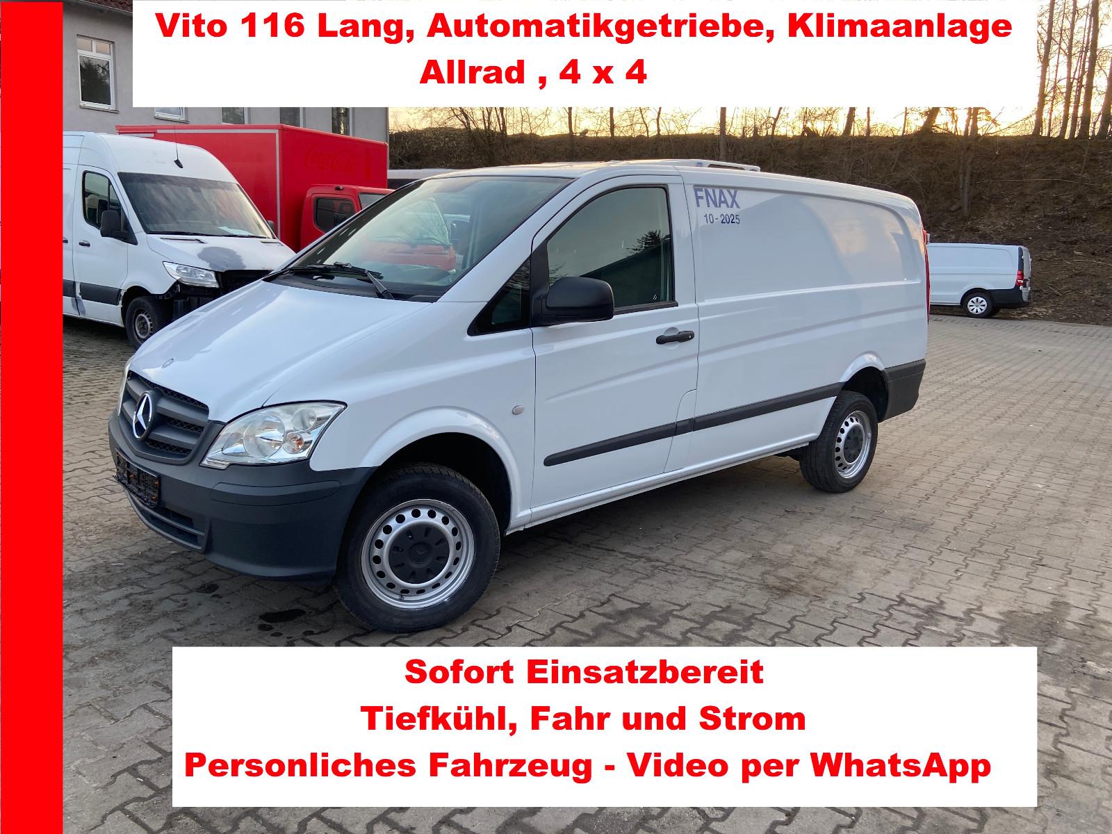 Mercedes-Benz Vito 116 Lang, 4x4,Tiefkühl - 18°C,14900€ + MwSt