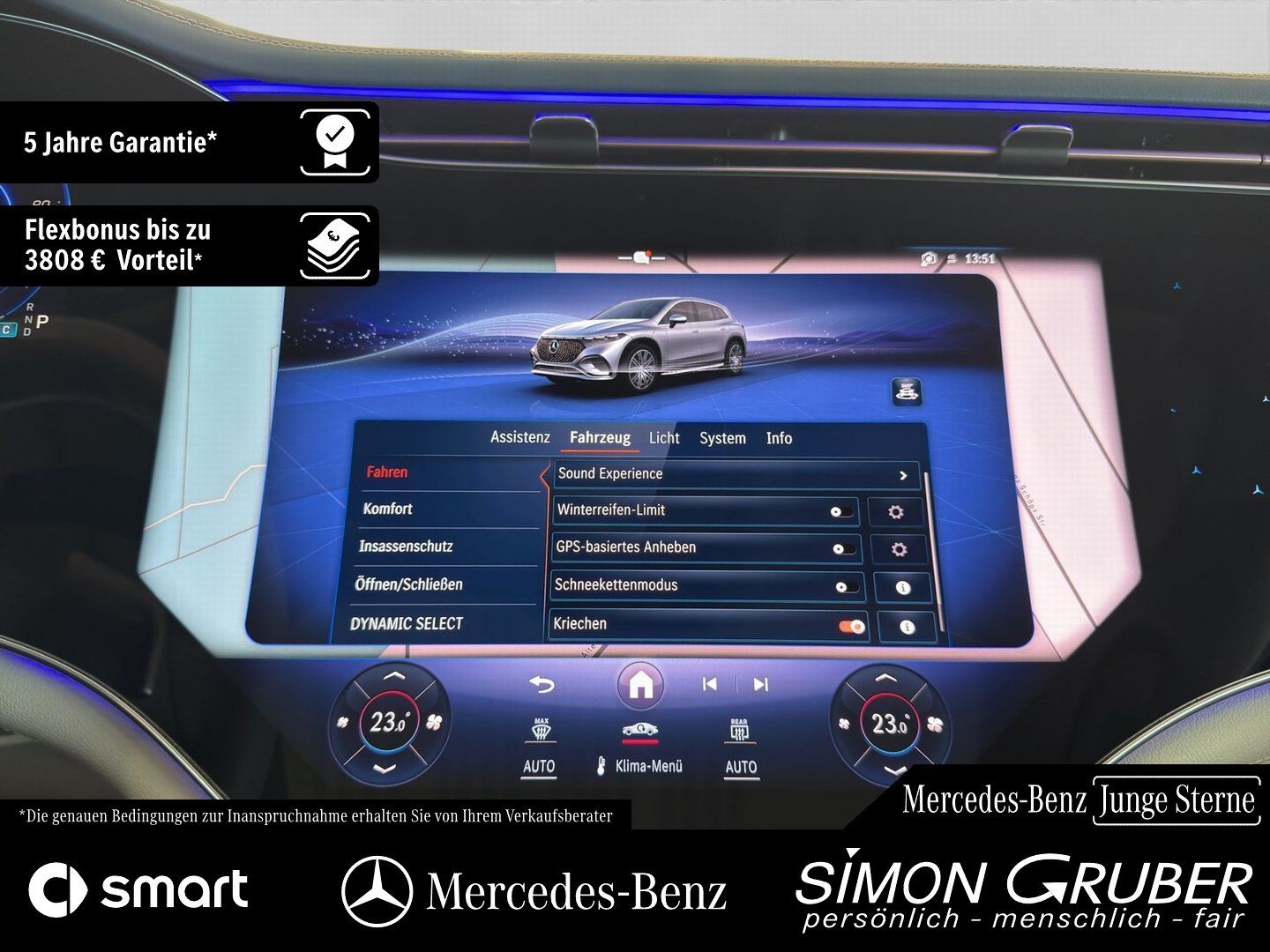 Fahrzeugabbildung Mercedes-Benz EQS 580 4M SUV AMG Night Business Class 7Sitzer
