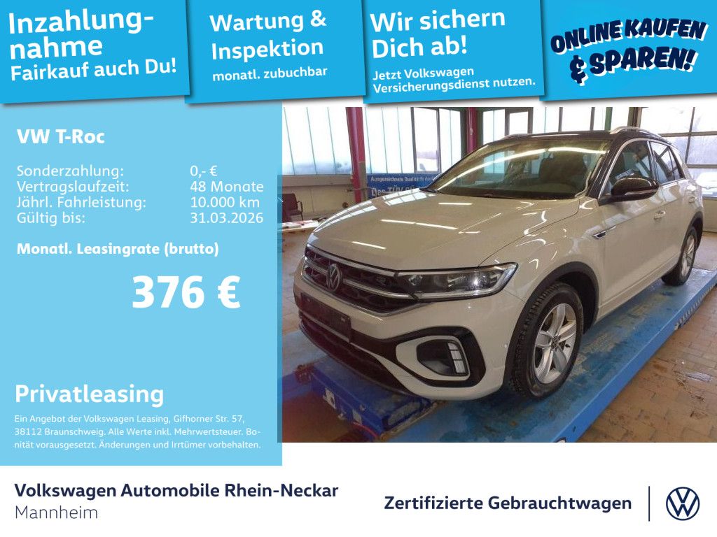 T-Roc 1.5 TSI R-Line DSG Navi Pano Leder uvm