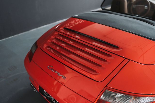 Fahrzeugabbildung Porsche 997 Carrera2 Cabrio -  indischrot - unfallfrei -