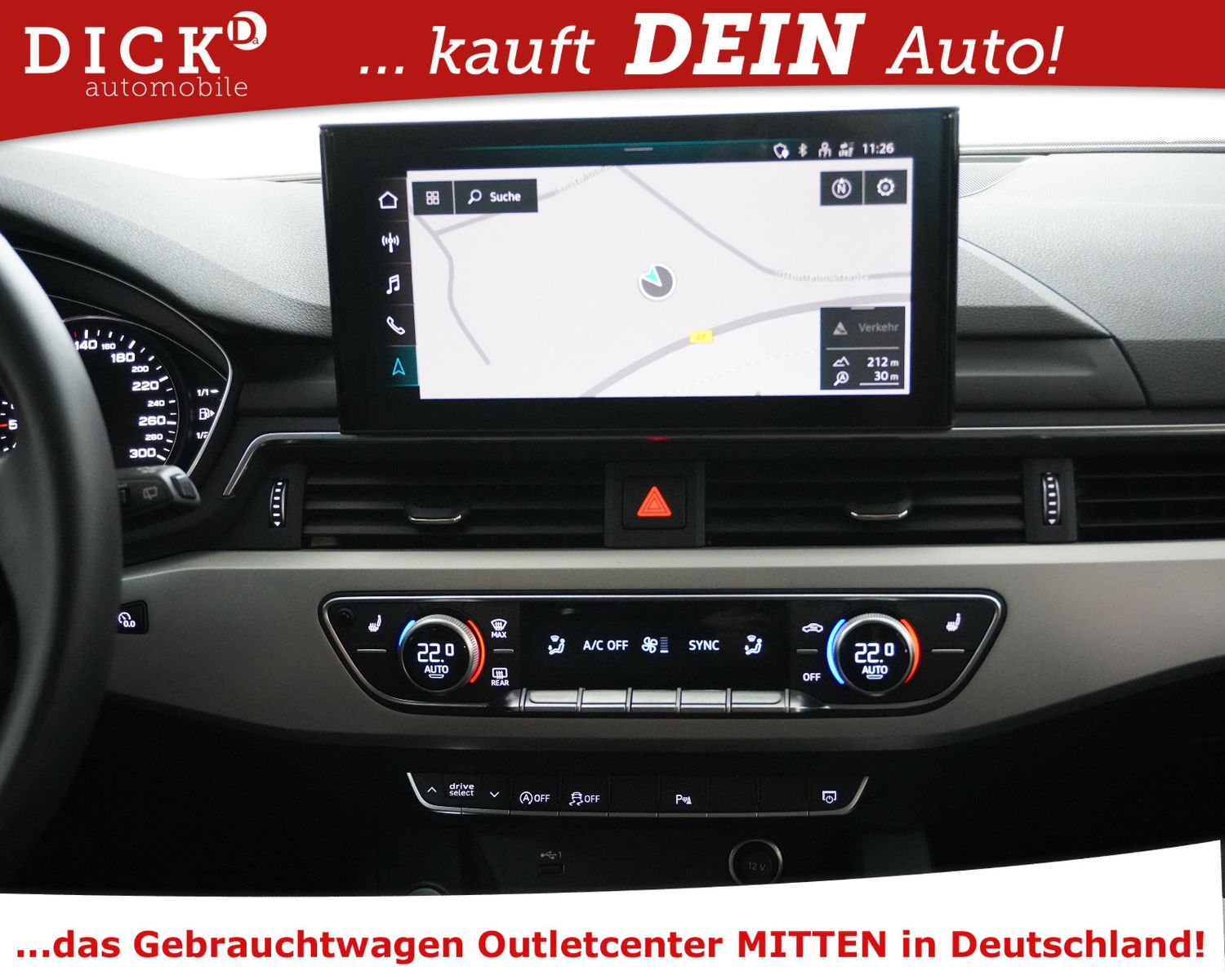 Fahrzeugabbildung Audi A4 Av 40 TFSI S-Tr Advant NAVI+LED+SHZ+TEMP+17"