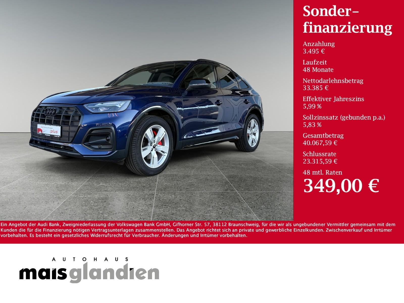 Audi Q5 Sportback 35 TDI S line AHK Navi+ B&O Kamera