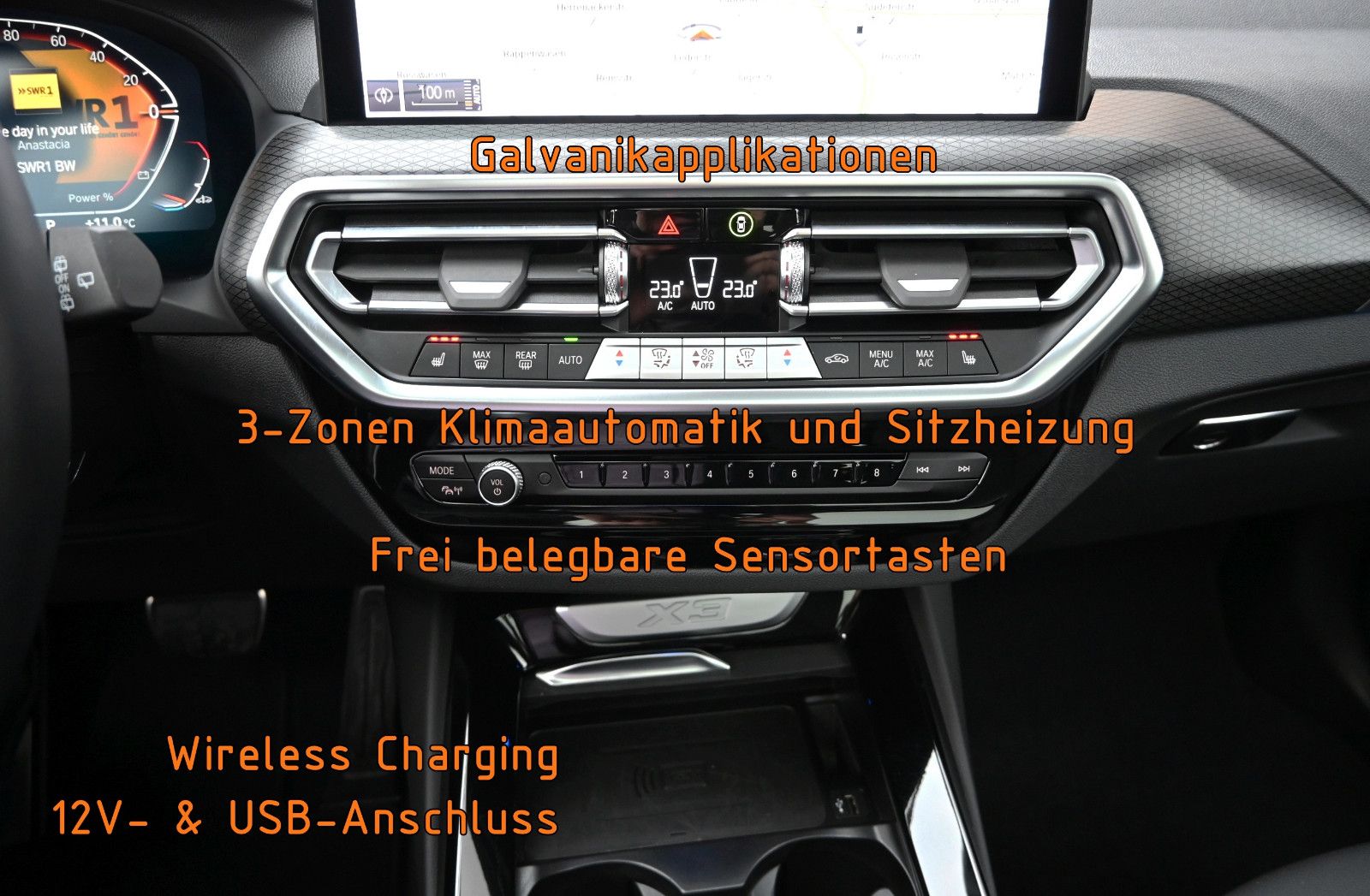 Fahrzeugabbildung BMW X3 xDr30d M SPORT °UVP 95.500€°ACC°AHK°HUD°STHZG