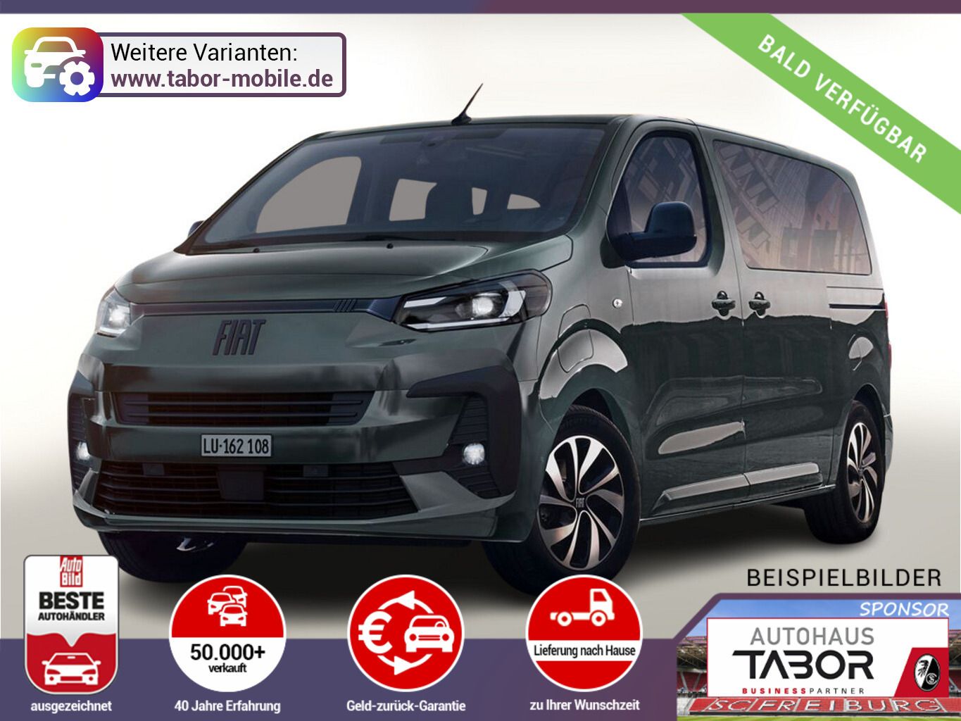 Fiat Ulysse AT8 L3 POP 8S Nav LED KlimAT UVP-31%*