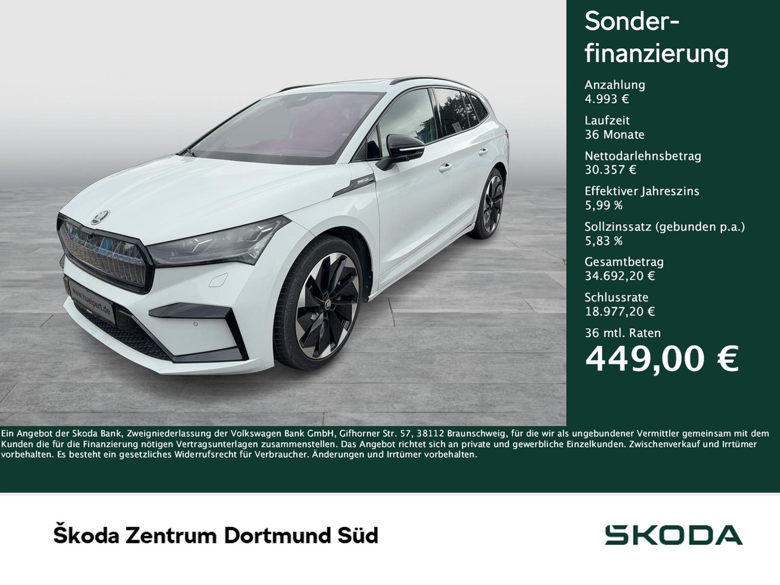 Skoda Enyaq 80x SPORTLINE 4X4 WÄRMEPUMPE PANO 360°CAM